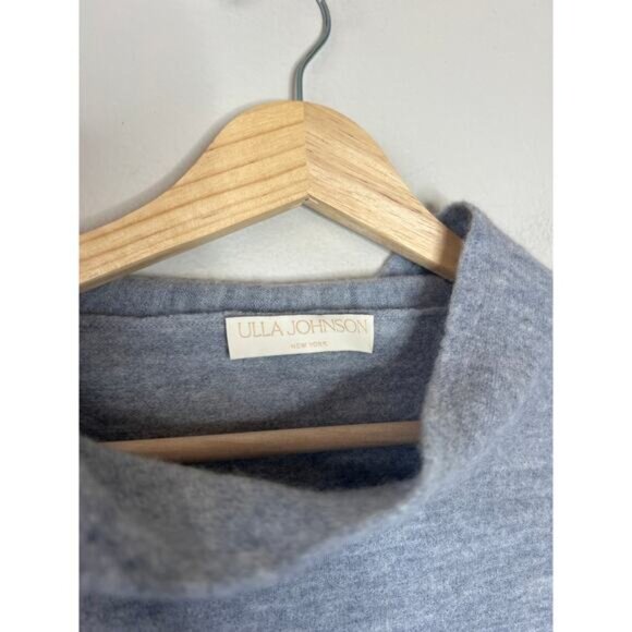 NEW Ulla Johnson Corinna Ruffled Pullover Sweater Sleeves Grey Size: Extra Large - Picture 4 of 7